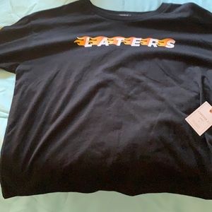 Black later shirt from forever 21